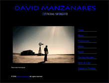 Tablet Screenshot of davidmanzanares.com